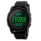 RELOJ DIGITAL GADNIC APOLO - SUMERGIBLE 50mts - NEGRO