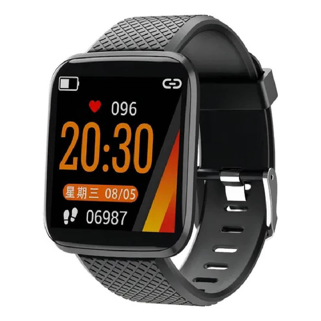 SMARTWATCH GTC SWG-003 NEGRO - ROJO