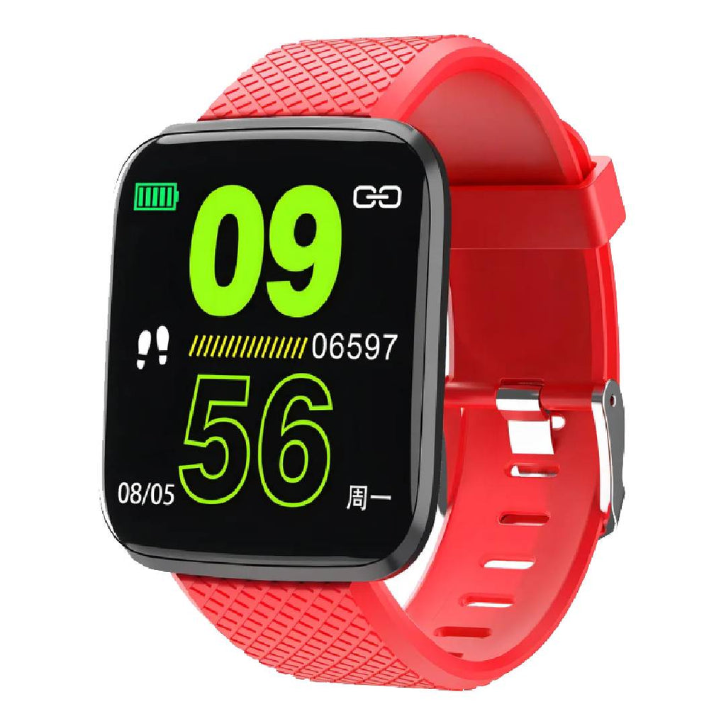 SMARTWATCH GTC SWG-003 NEGRO - ROJO