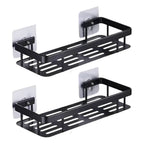 PACK 2 ESTANTES REPISAS METALICO ADHESIVO - NEGRO
