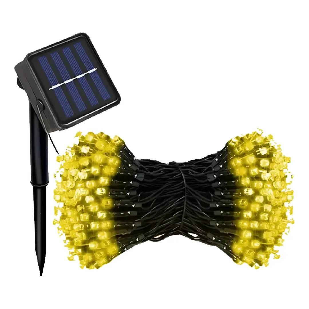 GUIRNALDA LED SOLAR CALIDA IMPERMEABLE - 20m