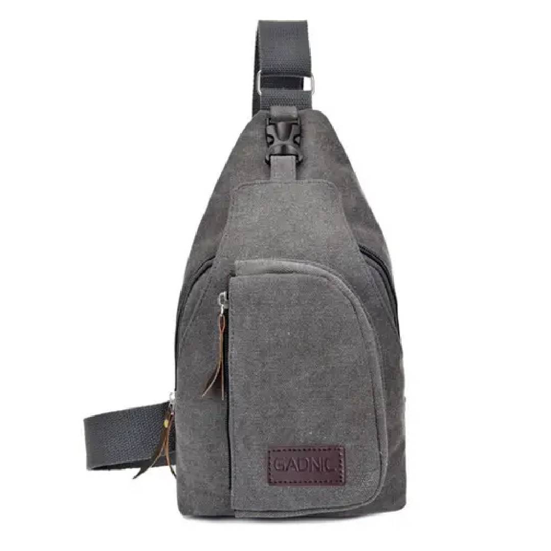 MOCHILA MORRAL GADNIC - GRIS - VERDE