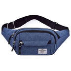 RIÑONERA UNISEX BANDEROLA SOUTH PORT - AZUL - ROJO