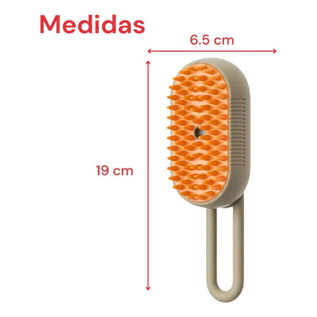 CEPILLO A VAPOR PEINE MASAJEADOR SACA PELOS