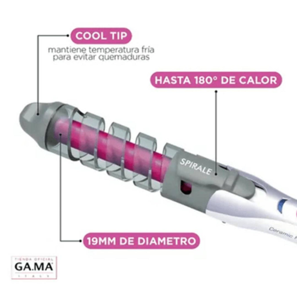 RIZADOR BUCLERA GAMA INNOVA SPIRALE CERAMIC ION - 180°c