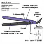 PLANCHITA PELO YELMO ION LISO PROFESIONAL - 210c°