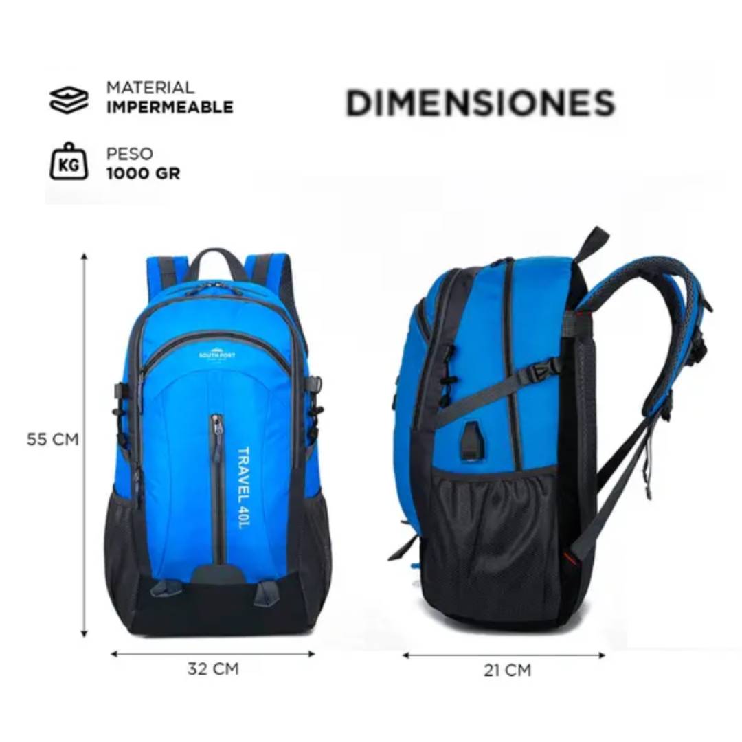 MOCHILA MOCHILERO GADNIC REFORZADA CAMPING VIAJE