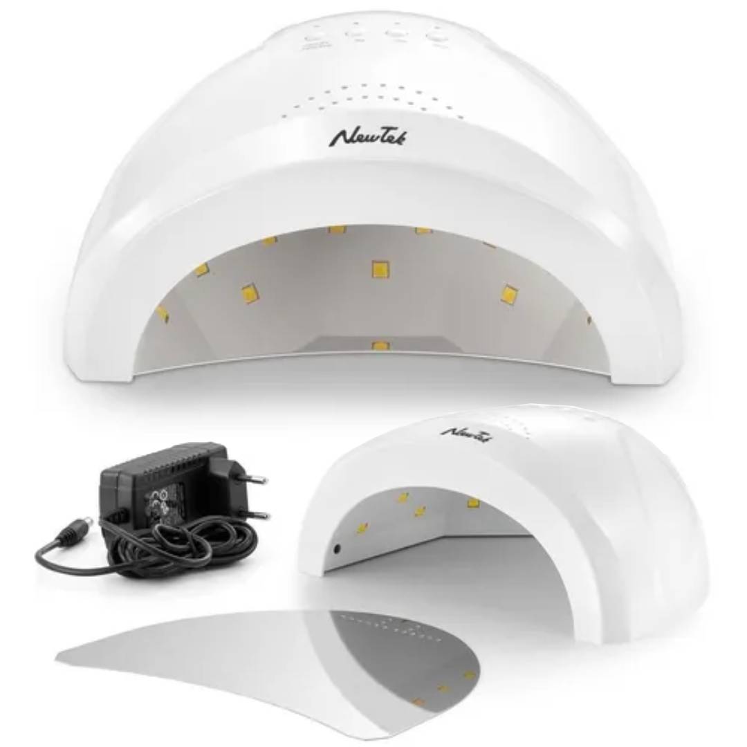 CABINA UV LED MANICURA UÑAS ESCULPIDA GELIFICADA NEWTEK - 48w - 30 lamparas