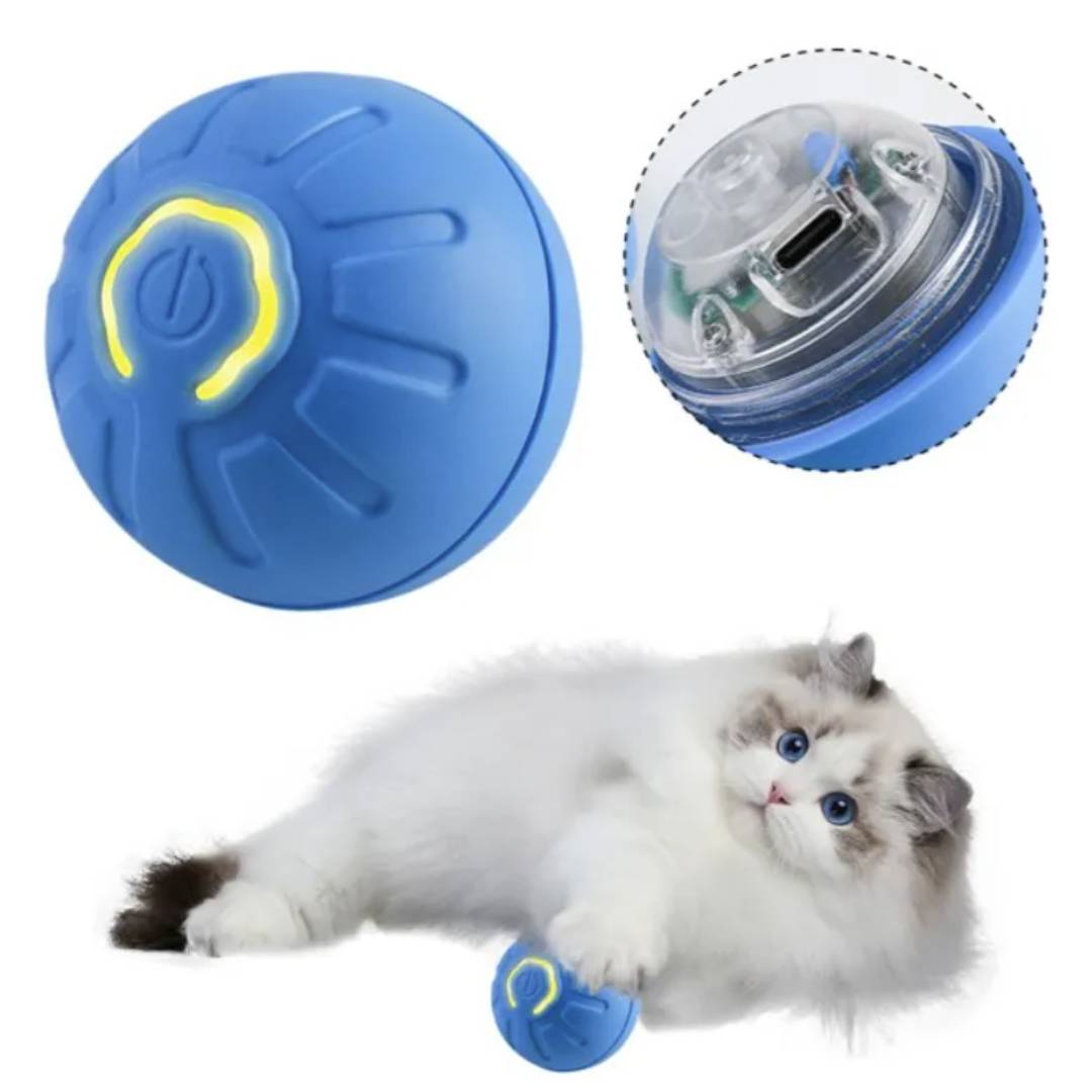 PELOTA SALTARINA INTERACTIVA JUGUETE BEEPAW JUMP-E - AZUL