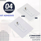 PACK 2 ESTANTES REPISAS METALICO ADHESIVO - NEGRO