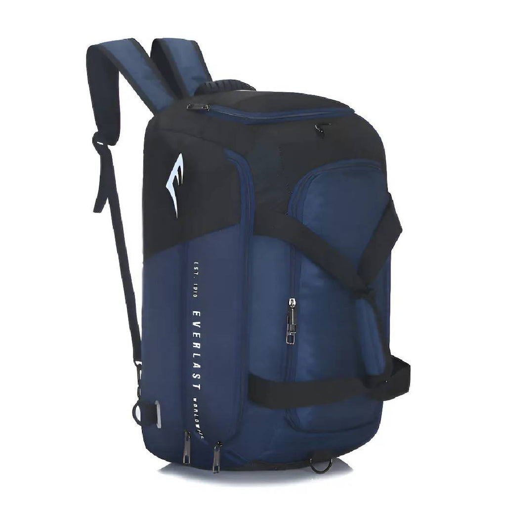 BOLSO MOCHILA 2 EN 1 EVERLAST BOTINERO REFORZADO - AZUL