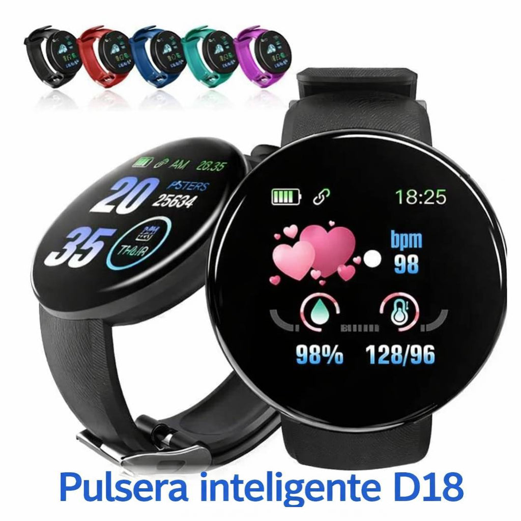 SMARTWATCH D18 FITBAND DEPORTIVO