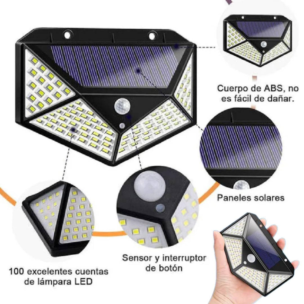 REFLECTOR LED PANEL SOLAR SENSOR MOVIMIENTO