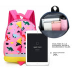 MOCHILA ESCOLAR GADNIC NIÑOS DINOSAURIOS