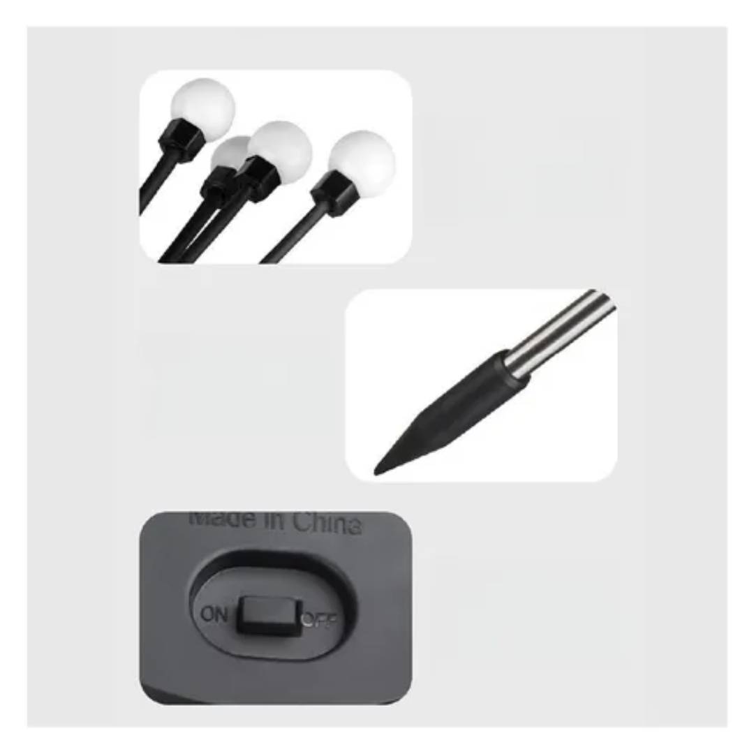 ESTACA LED SOLAR RAMO 8 BOMBILLAS - 2unidades