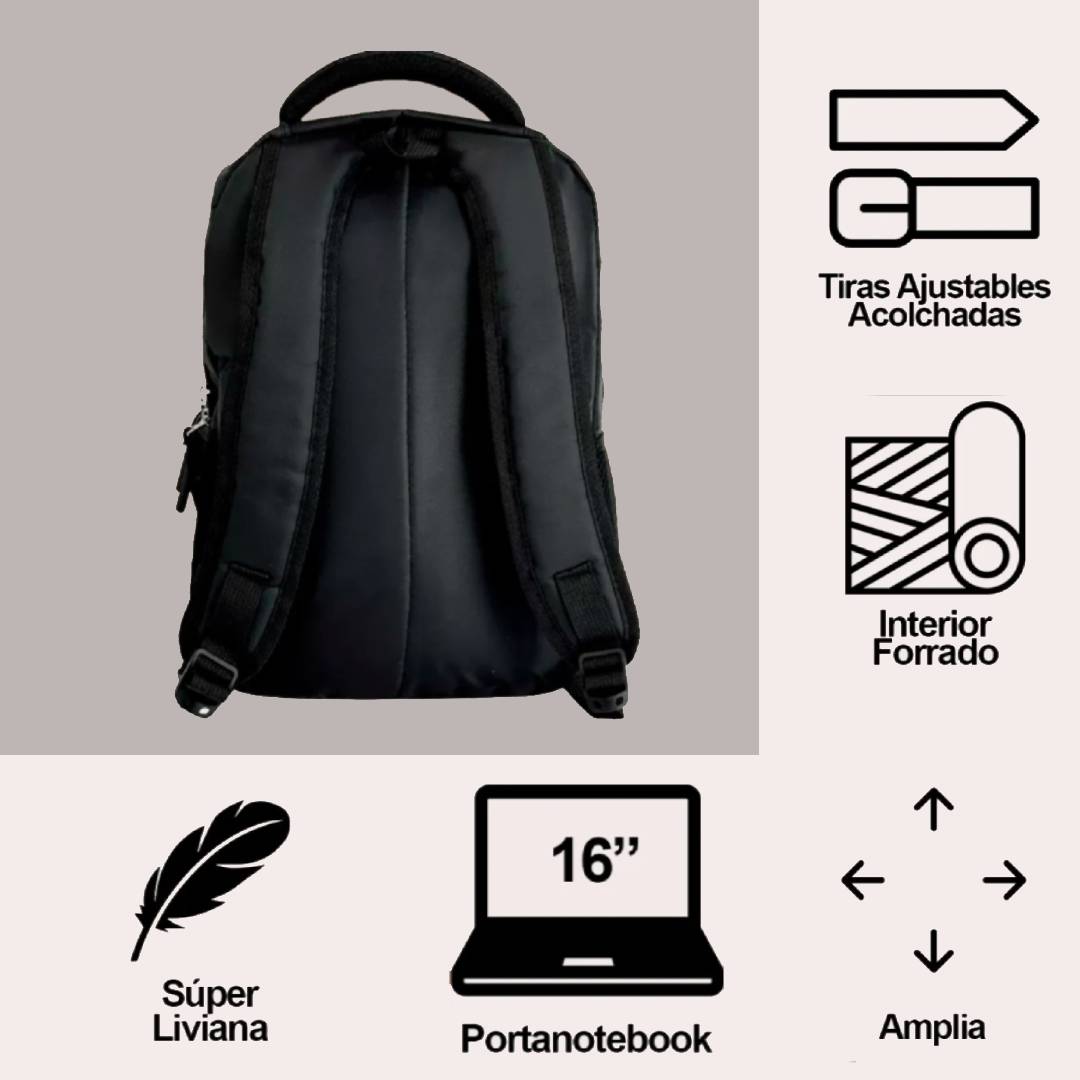 MOCHILA BAGCHERRY IMPERMEABLE DEPORTIVA ESCOLAR LIVIANA