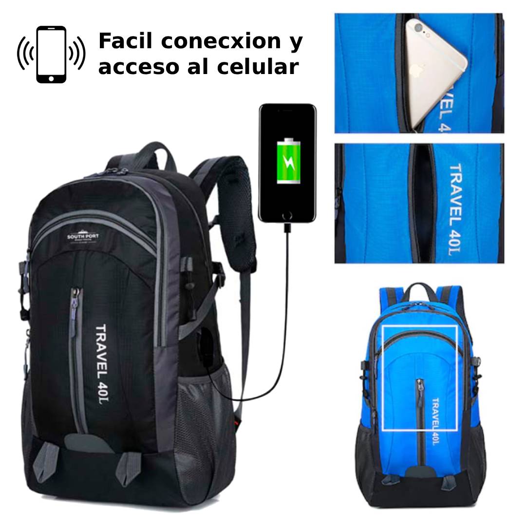 MOCHILA MOCHILERO GADNIC REFORZADA CAMPING VIAJE