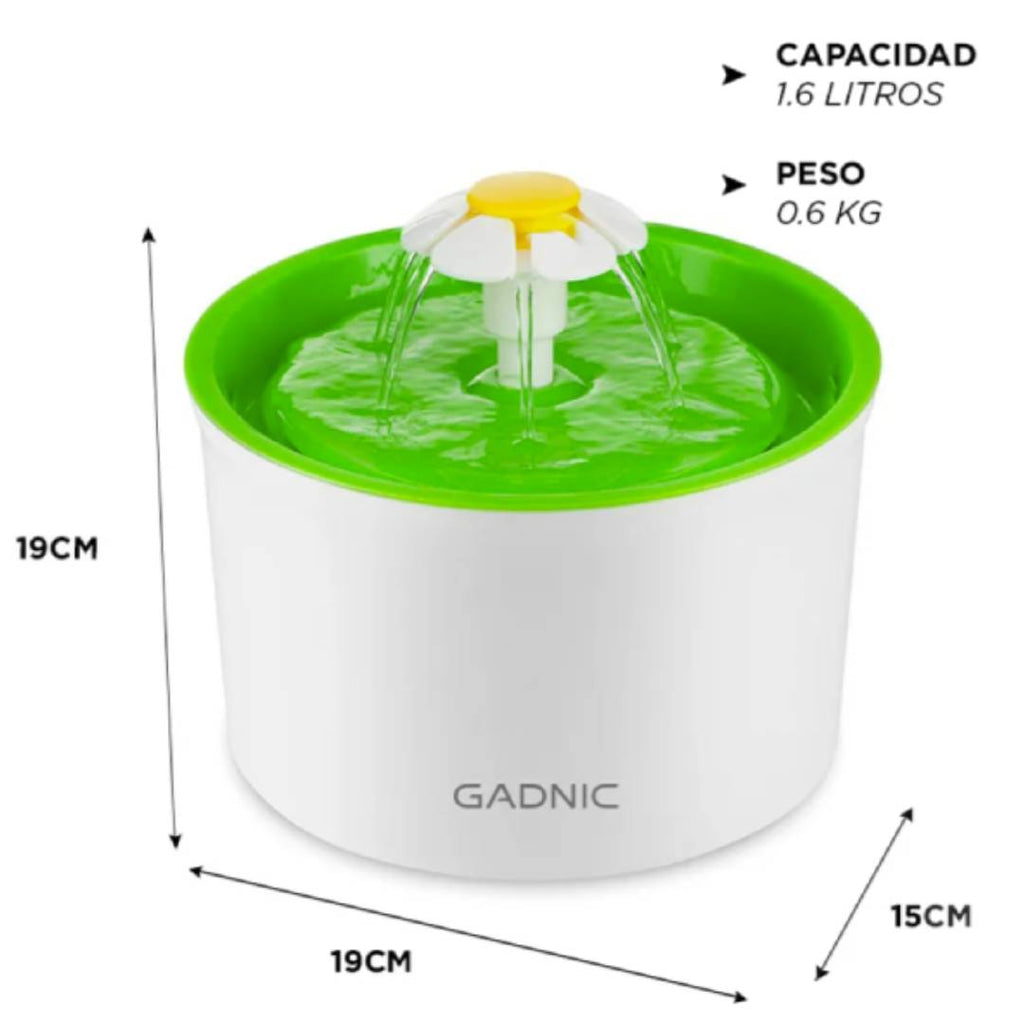 FUENTE AGUA RECIRCULANTE GADNIC - 1.6lt