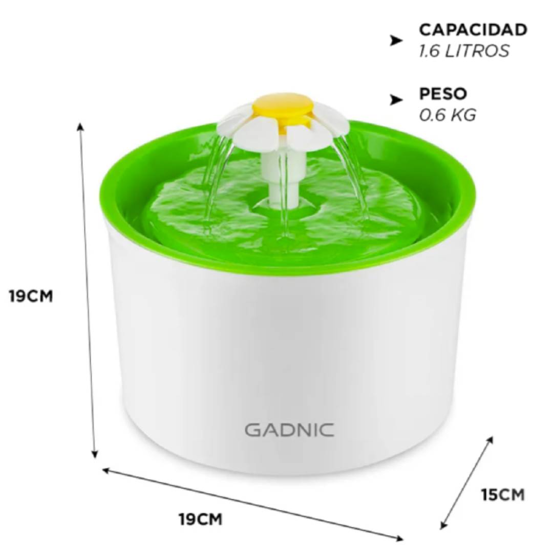 FUENTE AGUA RECIRCULANTE GADNIC - 1.6lt
