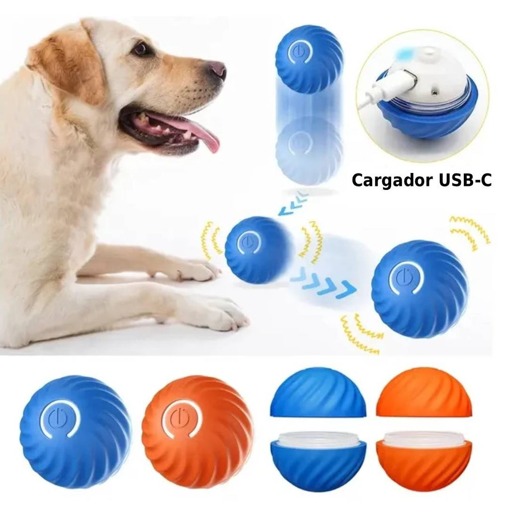 PELOTA SALTARINA INTERACTIVA JUGUETE BEEPAW JUMP-E - AZUL