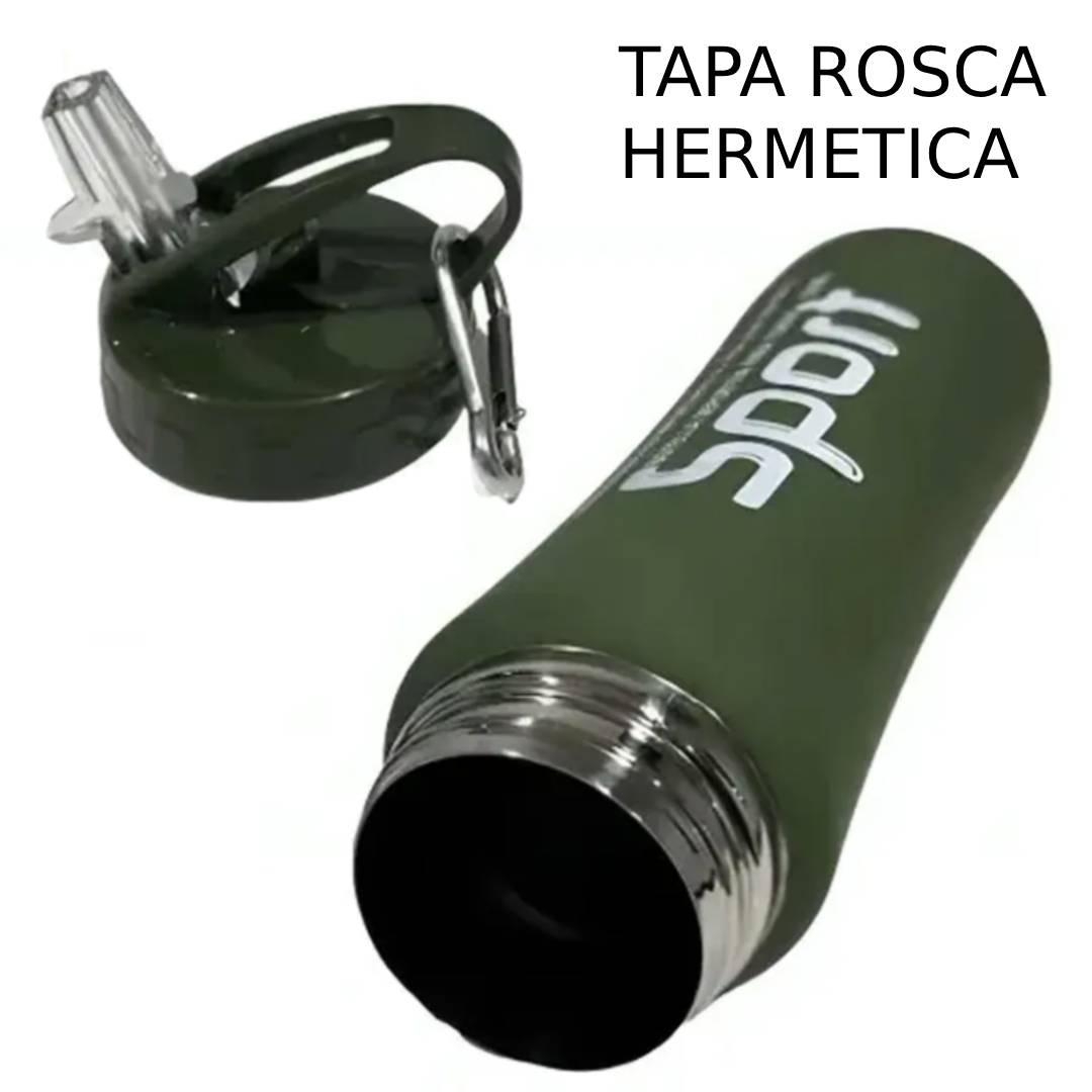 BOTELLA TERMINCA SPORT ACERO INOXIDABLE - 600ml