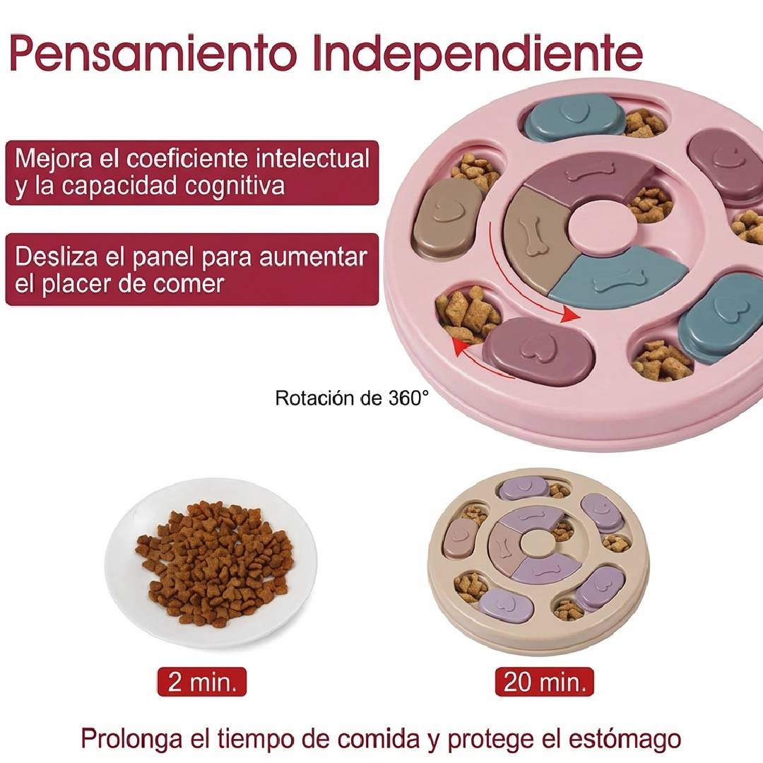 PLATO ALIMENTO JUGUETE INTERACTIVO PREMIO