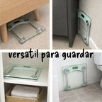 BALANZA DIGITAL VIDRIO LCD - 30x30cm - 150kg