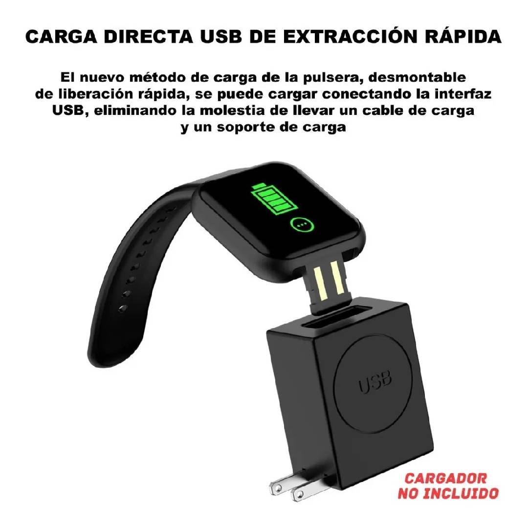 SMARTWATCH HOLMI D20 - BLANCO - NEGRO - ROSA