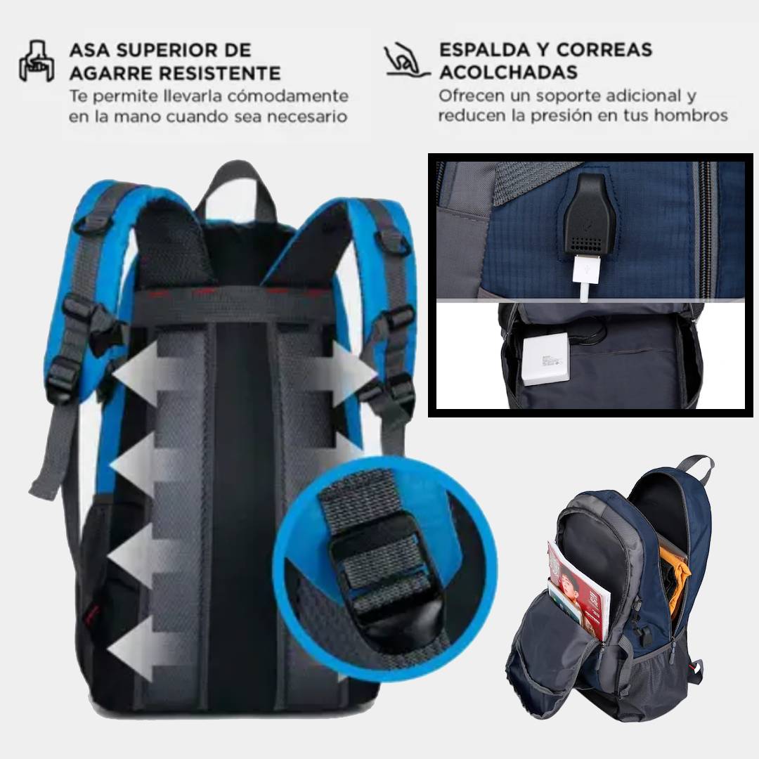 MOCHILA MOCHILERO GADNIC REFORZADA CAMPING VIAJE