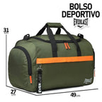 BOLSO DEPORTIVO EVERLAST GRANDE CON BOTINERO - NEGRO