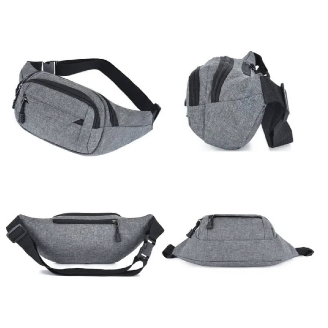 RIÑONERA UNISEX BANDEROLA SOUTH PORT - AZUL - ROJO