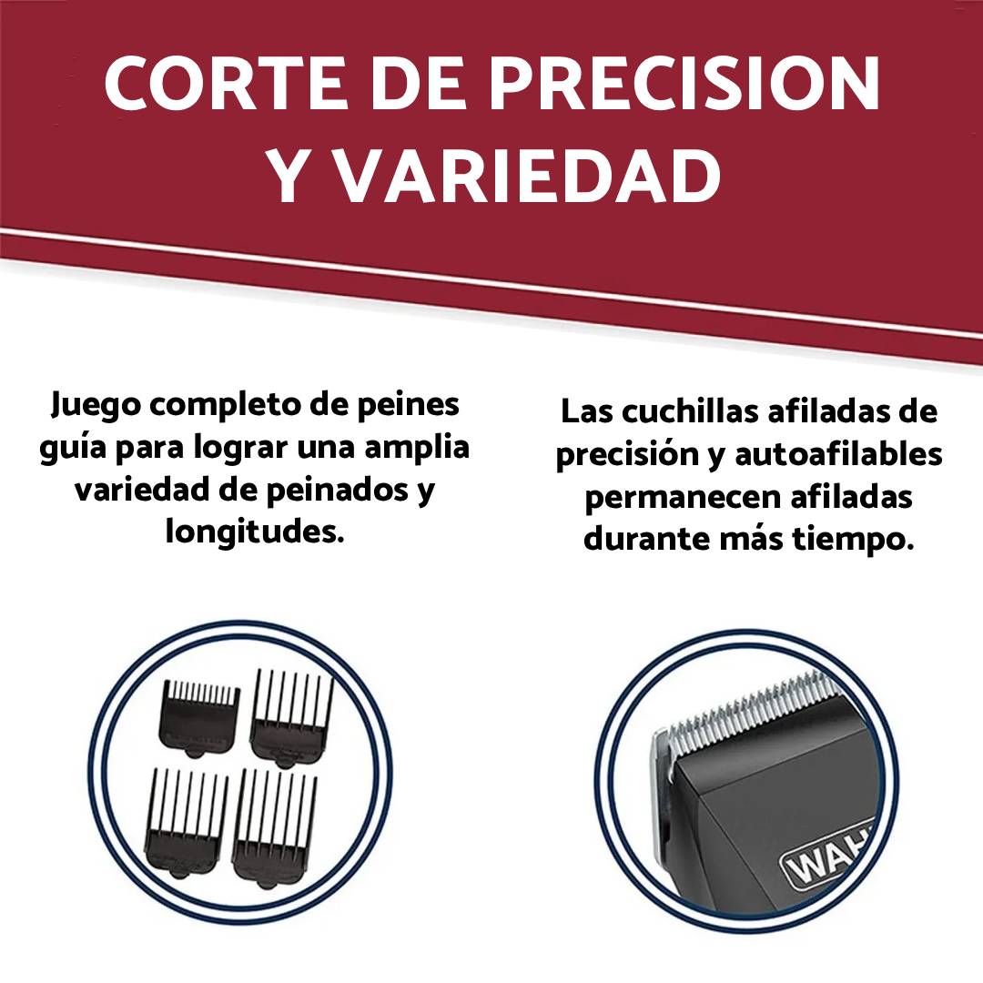 MAQUINA CORTAR PELO WAHL + TRIMMER HOMECUT