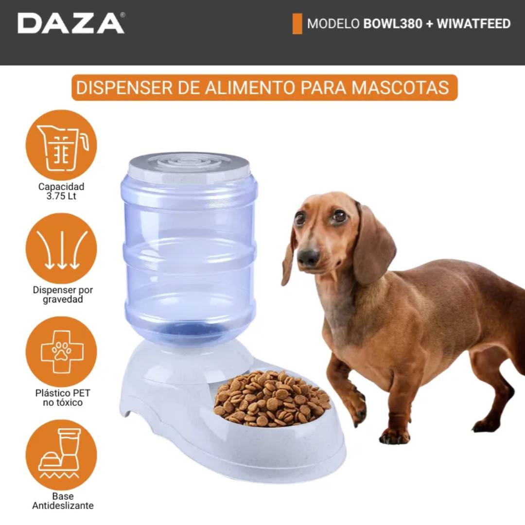BEBEDERO DISPENSER AUTOMATICO DAZA WIWATFEED - 3,75lt