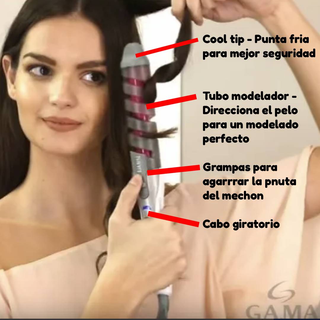 RIZADOR BUCLERA GAMA INNOVA SPIRALE CERAMIC ION - 180°c