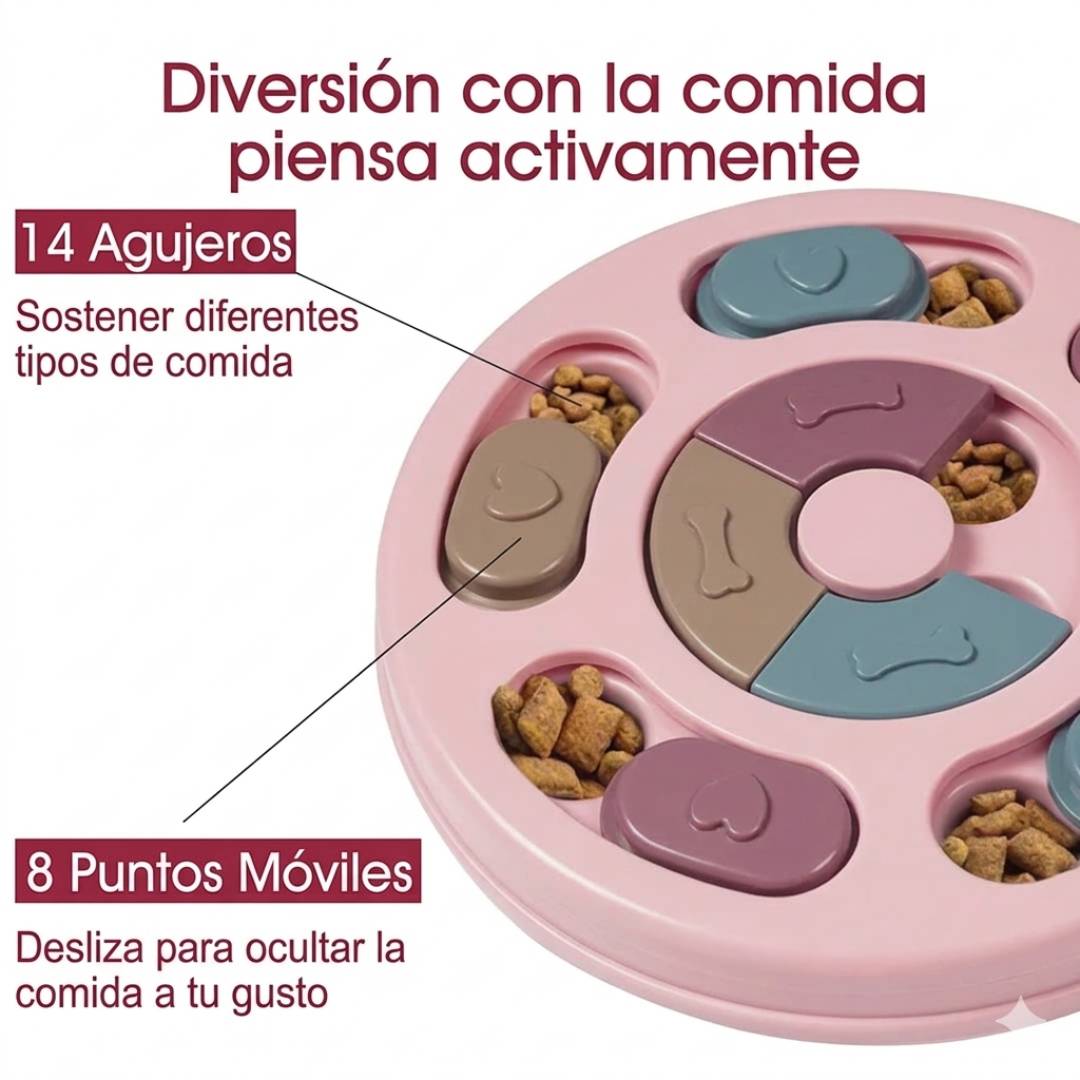PLATO ALIMENTO JUGUETE INTERACTIVO PREMIO