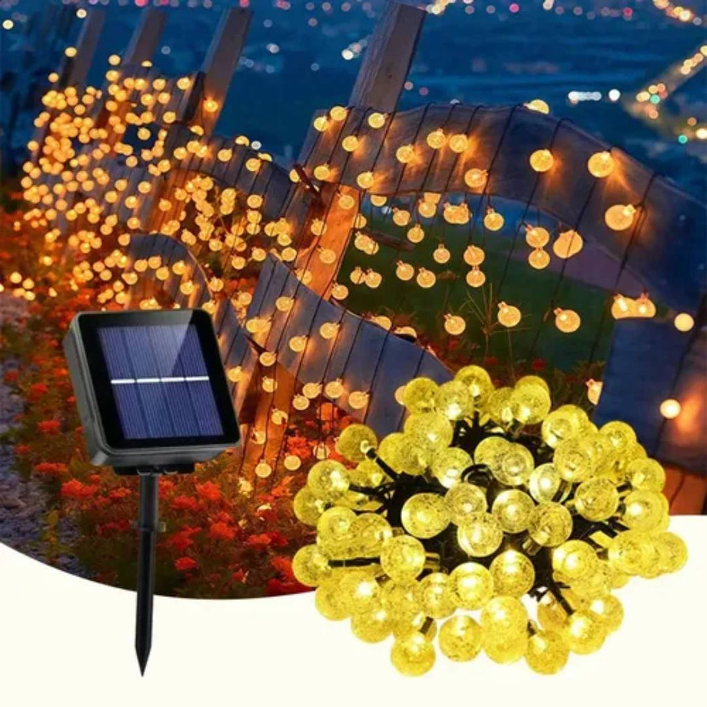 GUIRNALDA LED SOLAR CALIDA IMPERMEABLE - 4,5mts