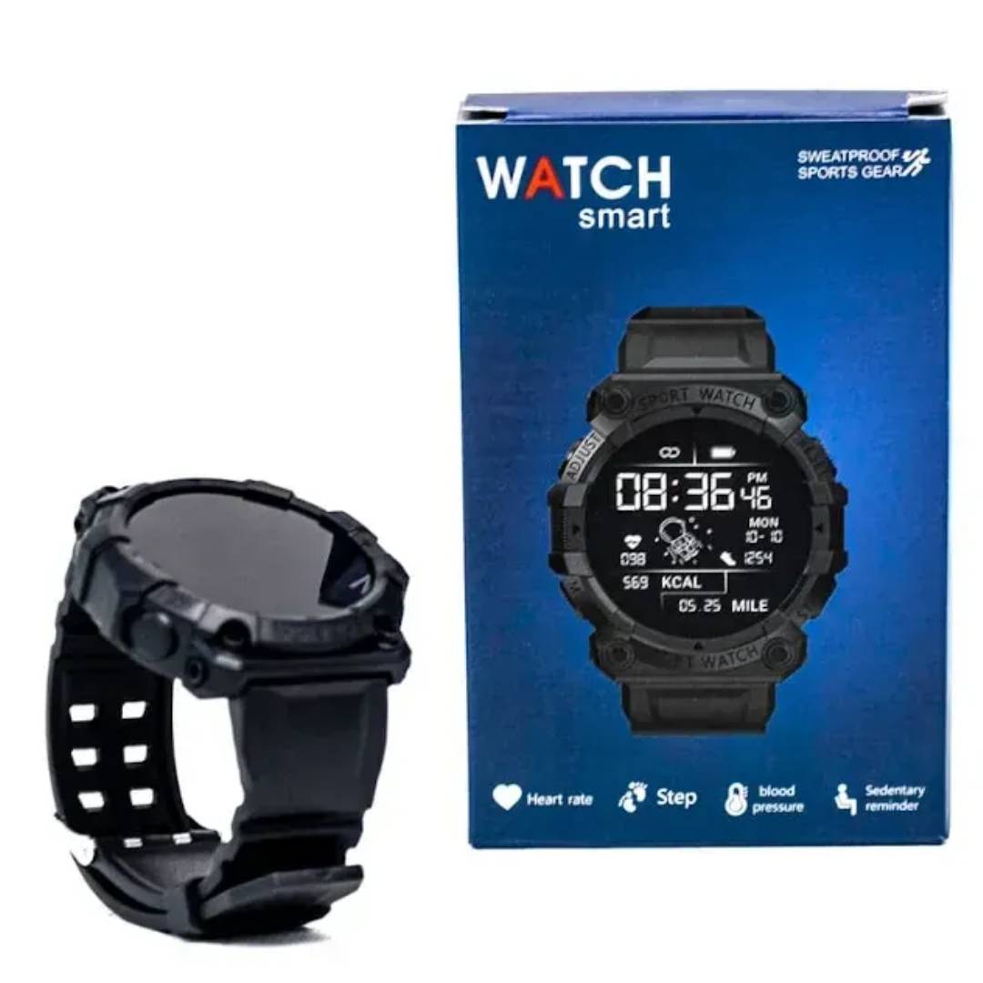 SMARTWATCH FD68 NEGRO - ROJO - ROSA