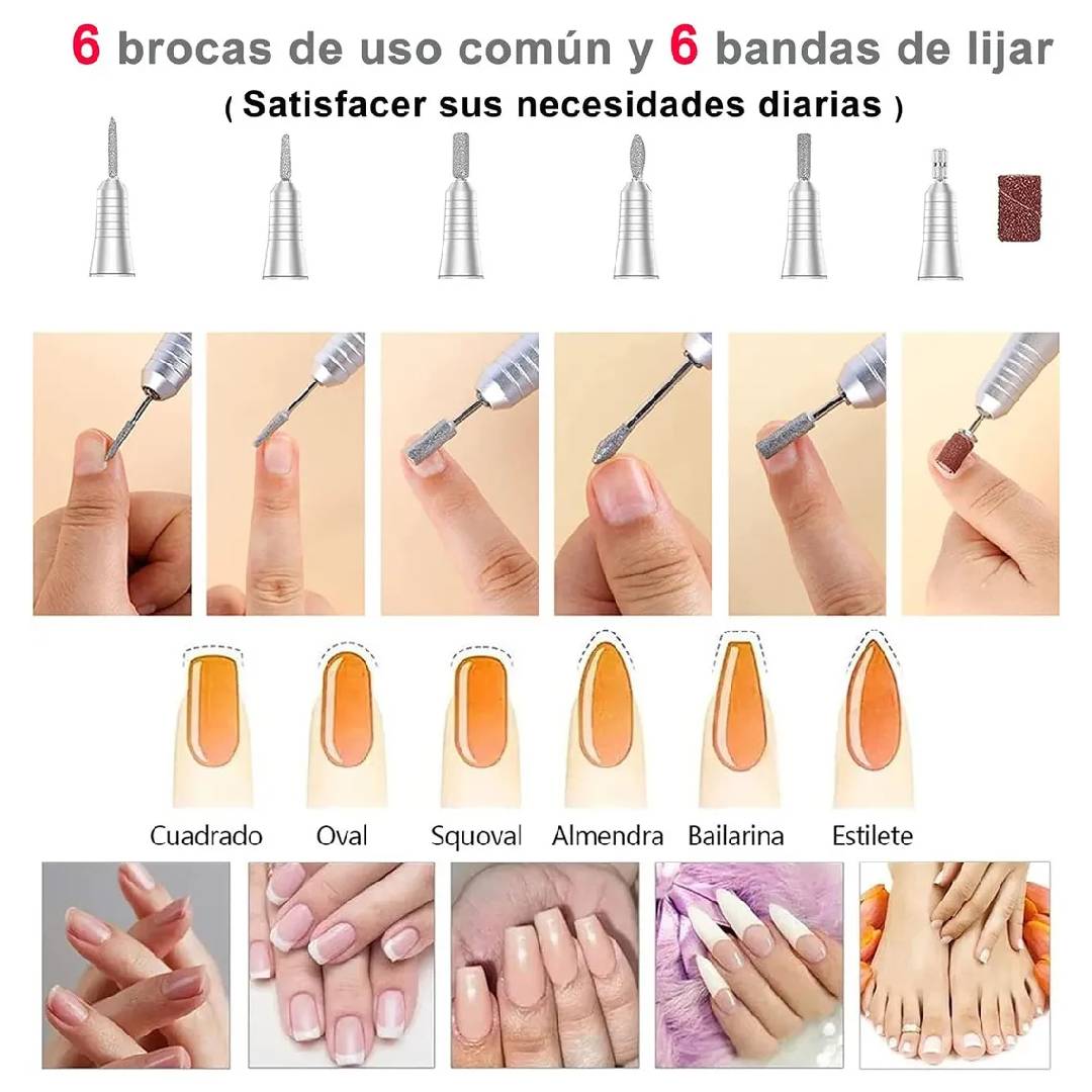 TORNO ELECTRICO UÑAS MANOS Y PIES NEWTEK