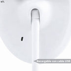 ESPEJO MESA OVALADO MTL LUZ LED 3 TONOS MAQUILLAJE - 15x26,50cm