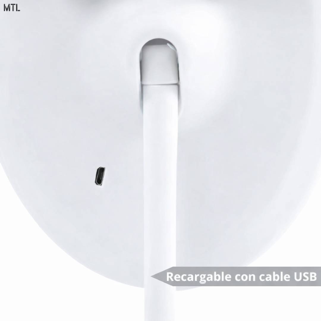 ESPEJO MESA OVALADO MTL LUZ LED 3 TONOS MAQUILLAJE - 15x26,50cm