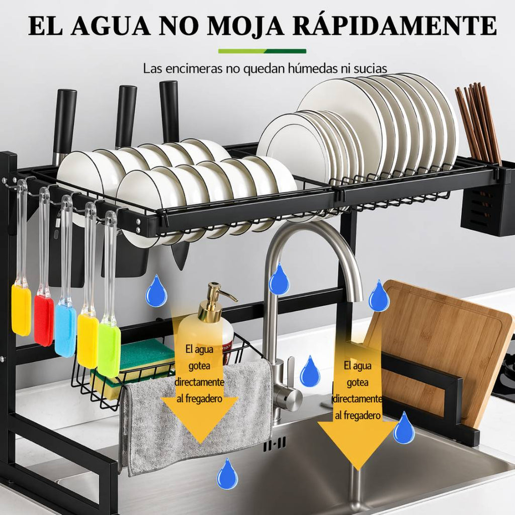 ESCURRIDOR PLATOS ORGANIZADOR RACK SOUL 2 PLANTAS