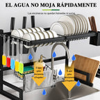 ESCURRIDOR PLATOS ORGANIZADOR RACK SOUL 2 PLANTAS