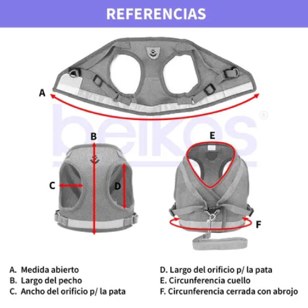 PRETAL ARNES PERROS PEQUEÑOS CORREA PASEO - ROSA - 1.13mts