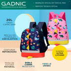 MOCHILA ESCOLAR GADNIC NIÑOS DINOSAURIOS