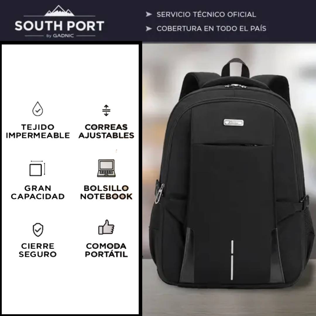 MOCHILA SOUTH PORT URBANA IMPERMEABLE