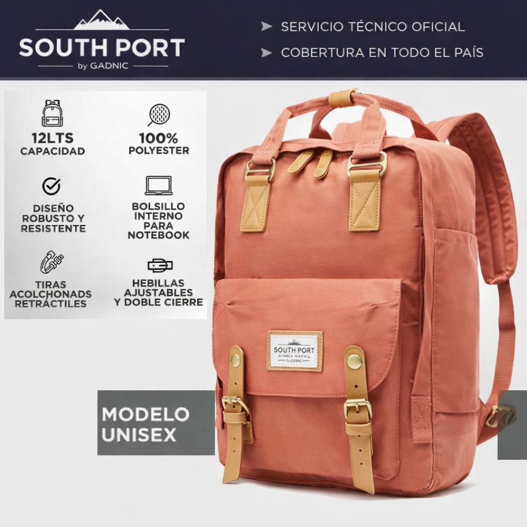 MOCHILA ELEGANTE SOUTH PORT UNISEX NOTEBOOK