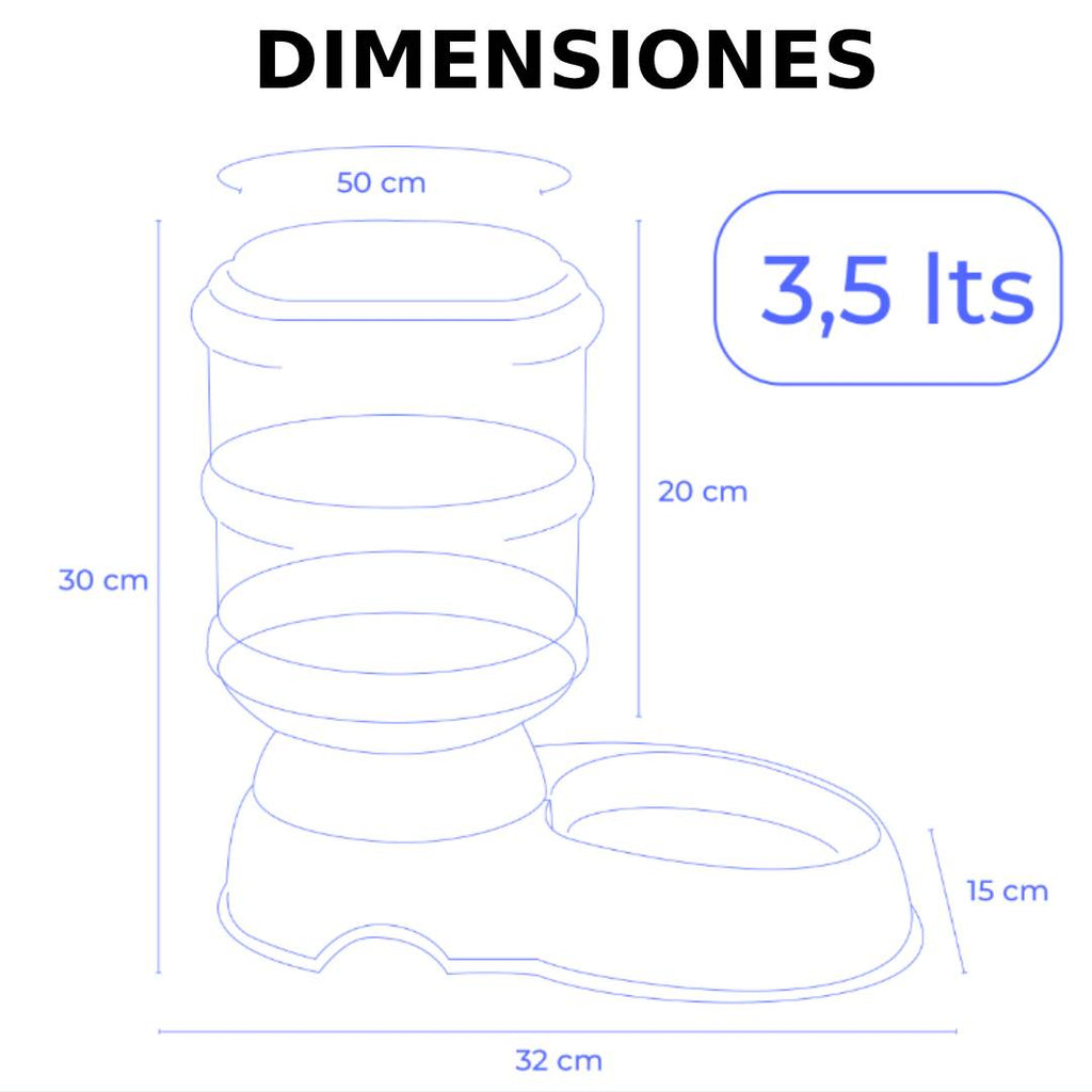COMEDERO DISEPNSER AUTOMATICO TERRAPET - 2kg