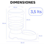 COMEDERO DISEPNSER AUTOMATICO TERRAPET - 2kg