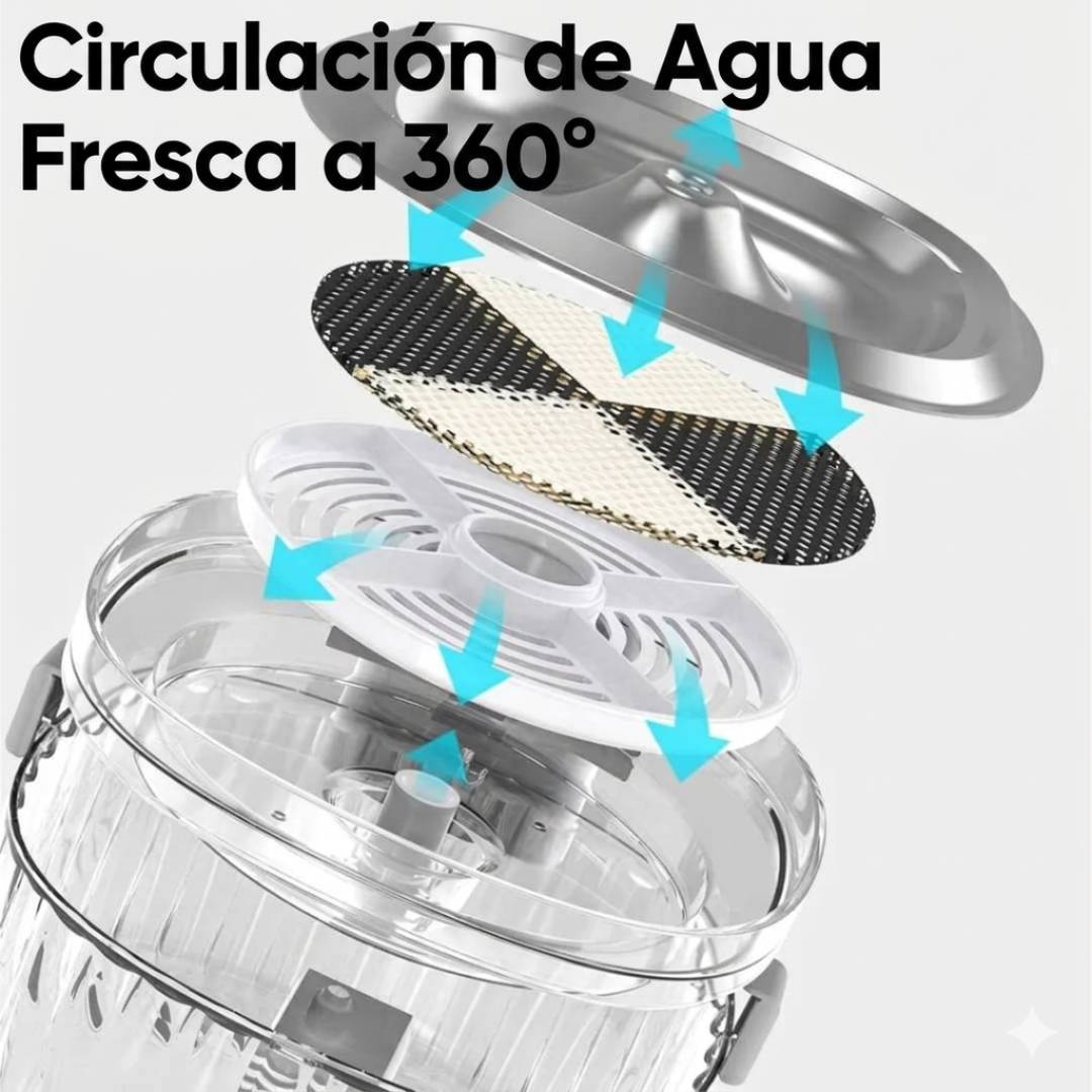 BEBEDERO FUENTE AGUA ACERO INOXIDABLE