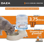 BEBEDERO DISPENSER AUTOMATICO DAZA WIWATFEED - 3,75lt